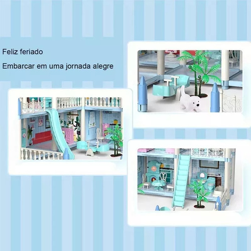Juguete Infantil Barbie Dollhouse Casa Glitter