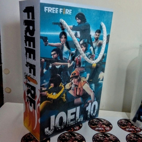 Promo Cotillón Infantil Free Fire Personalizados 30 Niños