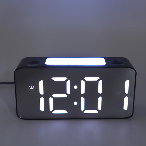 Reloj Despertador Digital Con Agitador De Cama, Pantalla Led