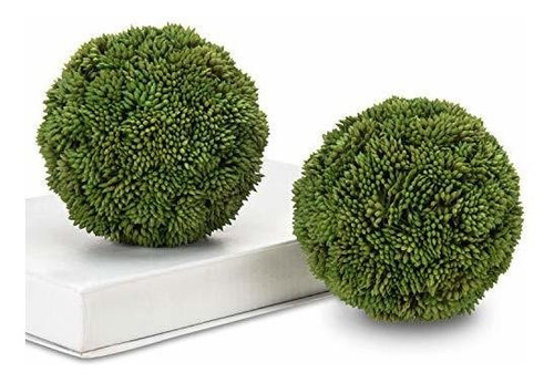 Mygift Topiary De Bolas De Boj Verde Decorativo Realista De 