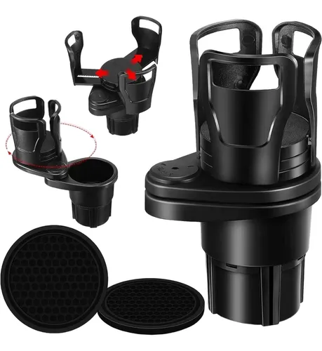 Portavasos Ajustable Extensor Doble Botellas Bebidas Carro
