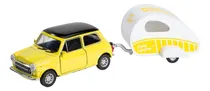 Comprar Welly Retro Set Mini Cooper 1300 + Caravan 49720f-2gw(b)