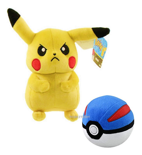 Peluche Pokemon + Pokebola Super Ball Plush Orig Scarletkids