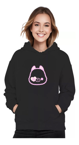 Poleron Llama Kawai  Alpaca Chilena Style Swag Moda Mujer