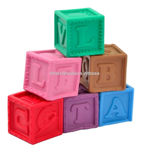 Cubos Apilables Blandos Pvc X 6 Chanchy Toys
