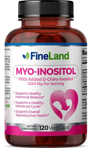 Fineland Myo-inositol 2550mg 120cap Equilibrio Hormonal 