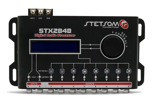 Processador Stetsom Stx2848 2 Canais 8 Saída Similar Taramps