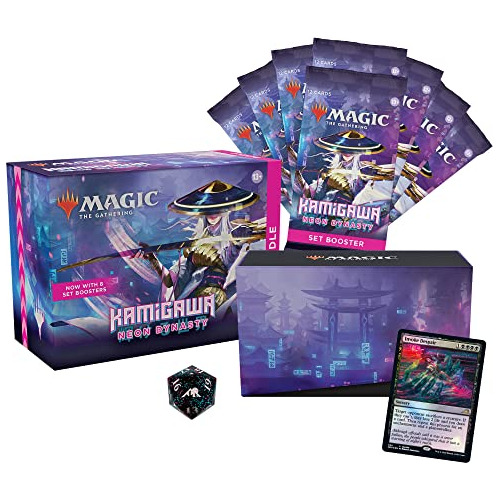 Paquete Kamigawa: Neon Dynasty | 8 Set Boosters + Accesorios