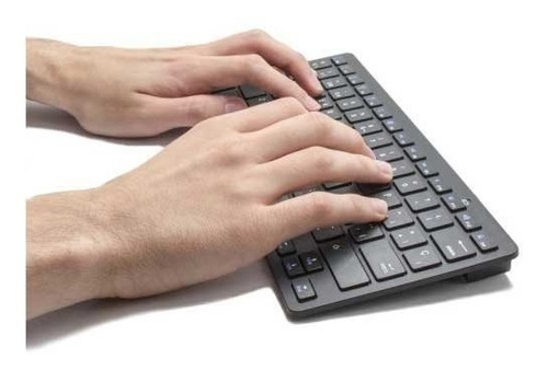 Imagen 2 de 6 de Teclado Bluetooth Inalámbrico Para iPad Mac Pc Android Y Mas