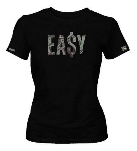 Camiseta Dinero Facil Billetes Easy Money Mujer Inp Dbo