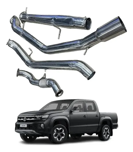 Escapamento Esportivo Em Inox Amarok V6 Ano 2018 A 2025 | Parcelamento ...