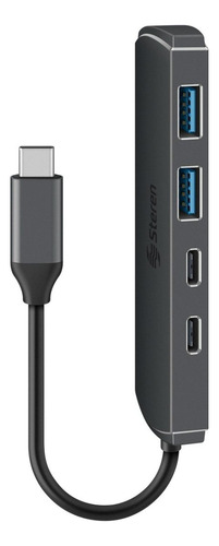 Hub Usb C A 2 Puertos Usb 3.0 / 2 Puertos Usb C