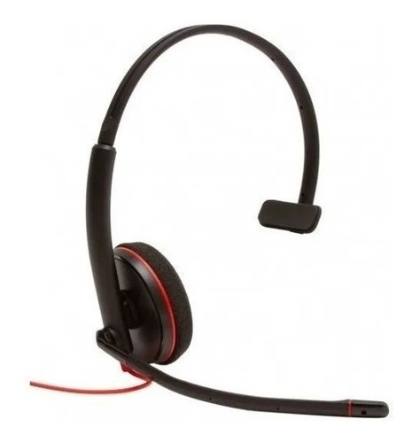 Imagen 2 de 3 de Audífono Poly Blackwire 3200 Series C3210 USB-A negro