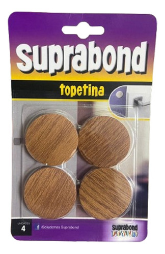 Topetina Suprabond Almohadilla P/ Puertas Pack X 4 Unidades