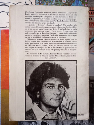 En Manos Del Destino - Dominique Fernandez (Usado)
