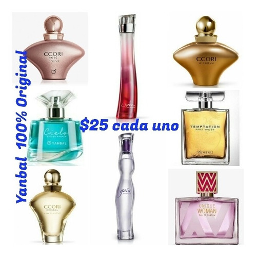 Perfumes Damas Yanbal Gaia, Cielo, Woman 100% Originales