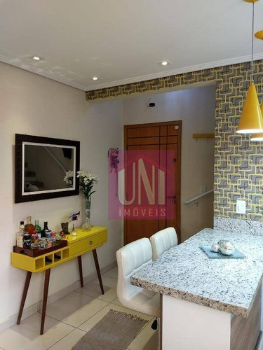 Cobertura Com 2 Dormitórios À Venda, 130 M² Por R$ 445.000,00 - Bangu - Santo André/sp - Co0954