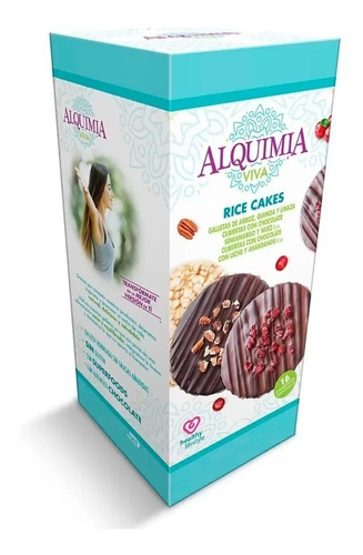 Galletas Alquimia Arroz Quinoa Cubiertas De Chocolate 352g