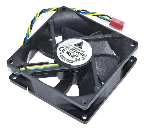 Ventilador Afb0812sh -r00 Dc 12 V 0.51a 8025 Cuatro Líneas 8