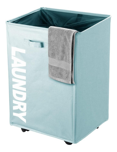 65l Xlarge Laundry Basket, Plegable Cesto De Ropa Rueda...