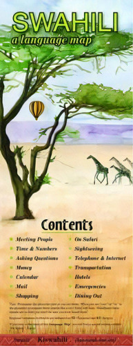 Swahili A Language Map, De Kristine K. Kershul. Editorial Bilingual Books Inc.,u.s., Tapa Blanda En Inglés