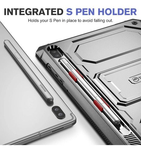 Imagen 2 de 6 de Case Militar Tab S6 T860 Galaxy 10.5 2019 Todo Terreno Mica