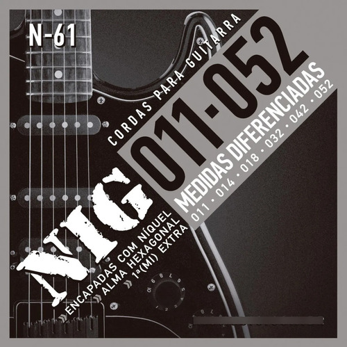Encordoamento Nig Guitarra 0.11 N-61