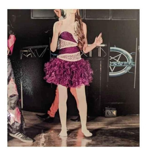 Vestido De 15 Años Morado (Usado)