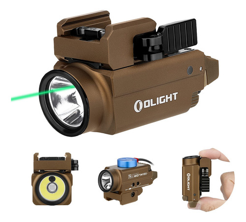 Linterna Táctica Olight Baldr S 800 Lúmenes Combo Verde