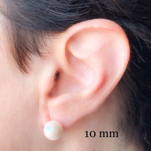 Aros Perla Rosca Y Tuerca 5 Mm Plata 925 (ma5)