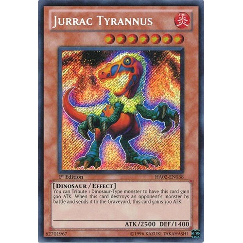 Jurrac Tyrannus (ha02-en038) Yu-gi-oh!