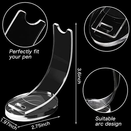 Suporte De Caneta Acrílico De 4 Peças, Suporte De Exibição,