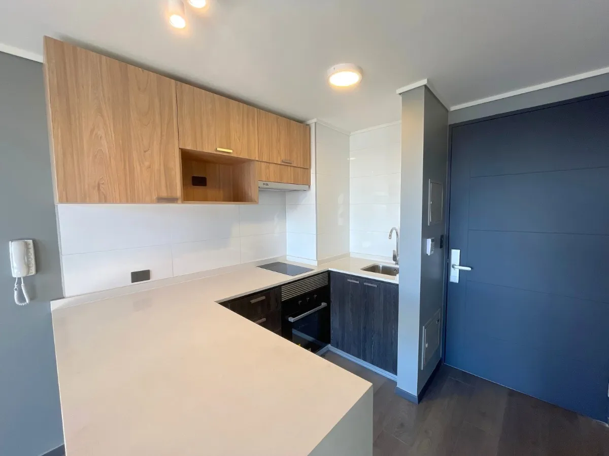 Imagen 2 de 23 de Arriendo De Departamento En Ñuñoa. 1 Dormitorio, 1 Baño.