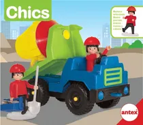 Comprar Chics Camion Hormigonero Con Muñeco Articulado Antex 9904 Color Azul con verde