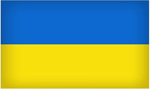 Pegatina De La Bandera De Ucrania Para Coche De Ucrania
