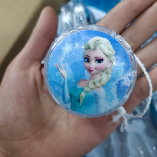 Yoyo Plastico Transparente Alumbra Juguete Didactico Niños