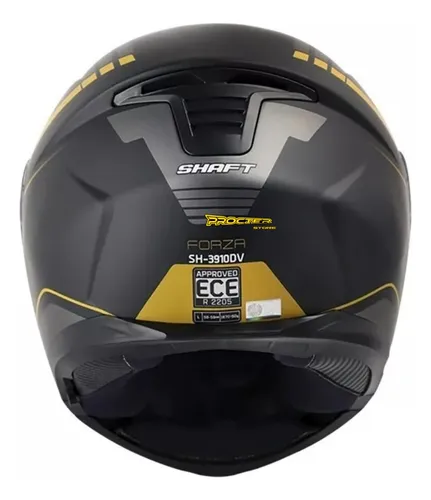 Casco Shaft 3910 Dv Doble Visor Abatible Certificado