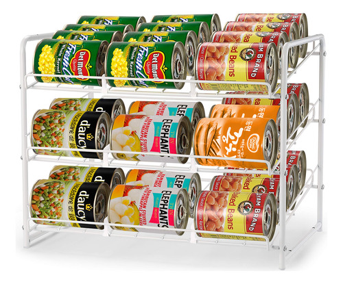 Organizador De Latas Apilable Para Máximo 36 Latas En Cocina