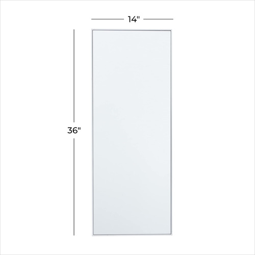 Deco 79 Espejo De Pared De Madera Con Marco Delgado 14 X 1 X