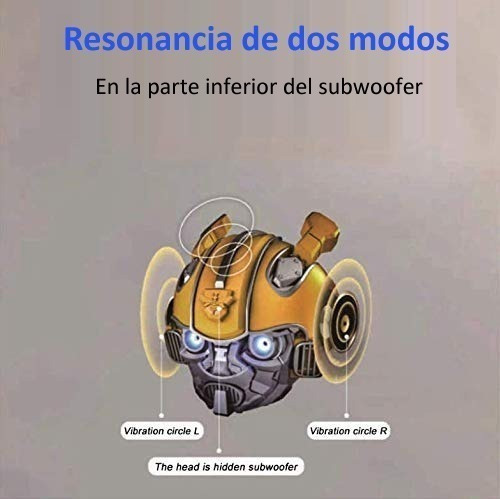 Capacete De Alto-falante Portátil Sem Fio Bluetooth Bumblebe