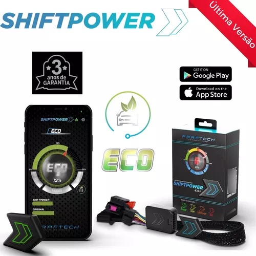 Shift Power 4.0 para Fiat Mobi 2016 a 2020 com Suporte para