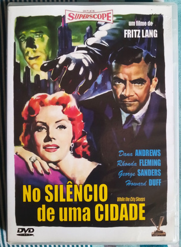 Dvd No Silencio De Uma Cidade Fritz Lang Excelente Estado (Usado)