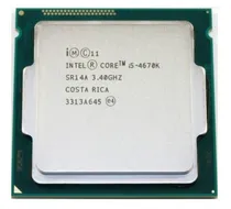 Comprar Procesador gamer Intel Core i5-4670K CM8064601464506 de 4 núcleos y 3.8GHz de frecuencia con gráfica integrada