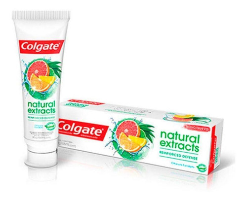 Creme Dental Colgate Natural Extracts Reinforced Defense 90g