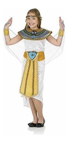 Disfraz De Faraon Egipcio Para Ninas, Reina Historica Del