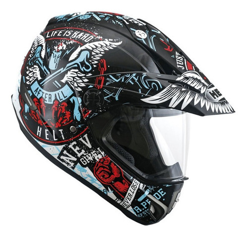 Imagem 3 de 5 de Capacete Helt Cross Vision Angel