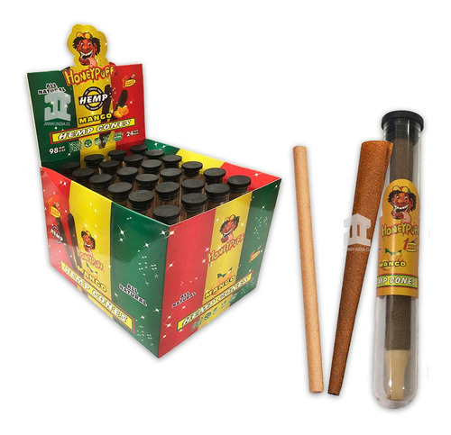 Honey Puff Hemp Cone Mango C/punta De Madera/ambienteyaromas