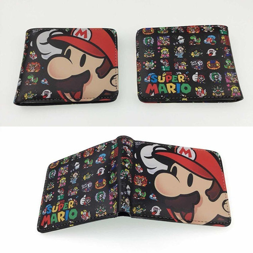 Carteras Unisex Doble Vista Cocida A Mano Sp Mario W