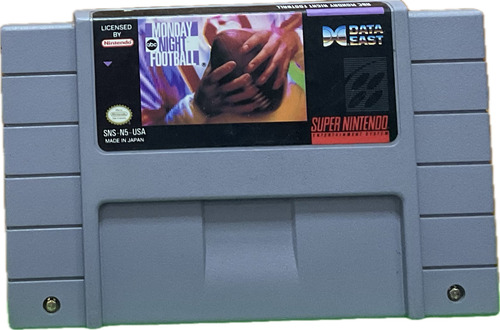 Monday Night Football Snes Original **play Again** (Reacondicionado)