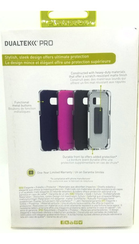 Case Funda Puregear Dualtek Pro Para Galaxy S7 Edge Pink